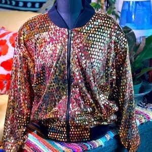 Amazing Vintage Jacket! So Freaking Shiny!!!!